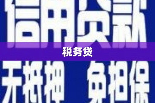 梓官税务贷