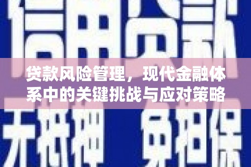 梓官贷款风险管理，现代金融体系中的关键挑战与应对策略