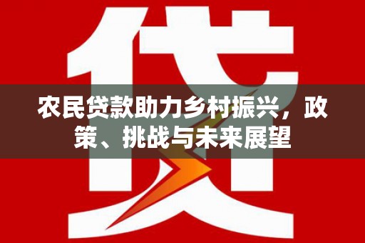 梓官农民贷款助力乡村振兴，政策、挑战与未来展望
