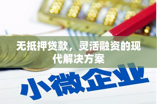 梓官无抵押贷款，灵活融资的现代解决方案