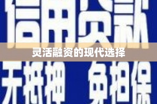 梓官灵活融资的现代选择